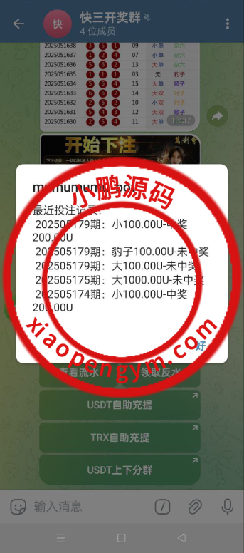 飞机快三游戏/telegram快三游戏/手动上下分