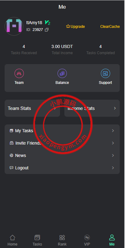 开源版国际版多语言任务点赞源码系统脸书任务抖音点赞系统源码